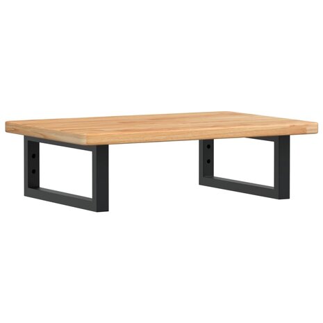 Badkamer wandschap staal en massief eikenhout 2