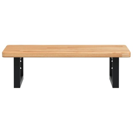 Badkamer wandschap staal en massief eikenhout 4