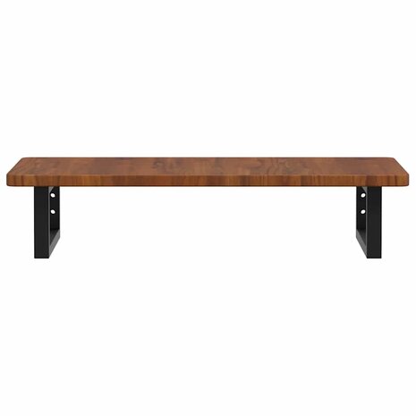 Badkamer wandschap staal en massief eikenhout 3