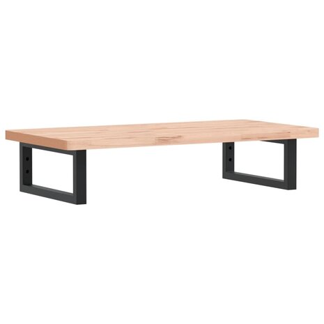 Badkamer wandschap staal en massief beukenhout 2