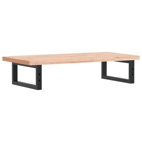 Badkamer wandschap staal en massief beukenhout 6