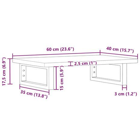 Badkamer wandschap staal en massief beukenhout 11