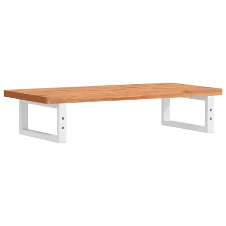 Badkamer wandschap staal en massief beukenhout 6