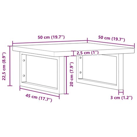 Badkamer wandschap staal en massief beukenhout 11