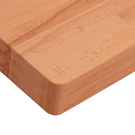 Badkamer wandschap staal en massief beukenhout 10