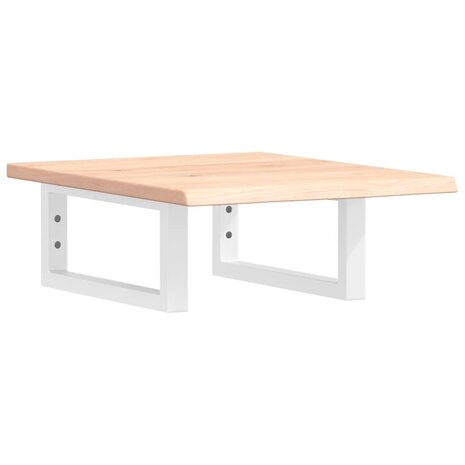 Badkamer wandschap staal en massief eikenhout 2