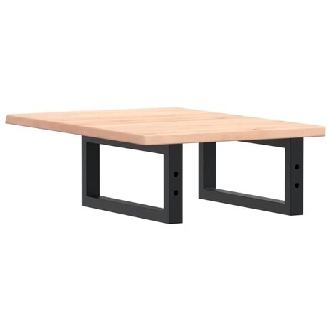 Badkamer wandschap staal en massief eikenhout 6