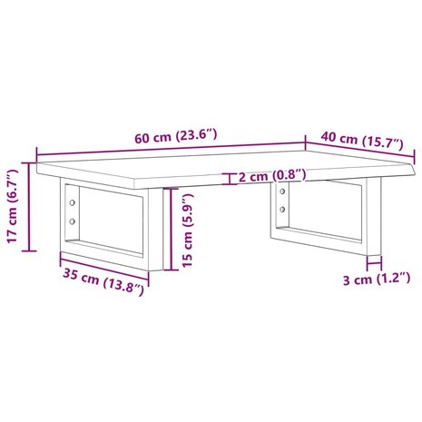 Badkamer wandschap staal en massief eikenhout 11