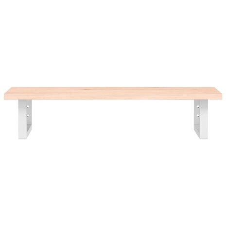 Badkamer wandschap staal en massief eikenhout  4