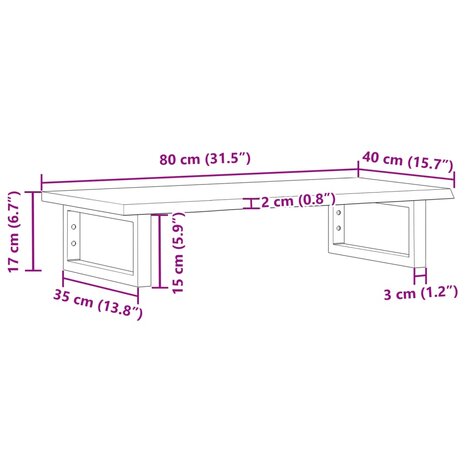 Badkamer wandschap staal en massief eikenhout 11
