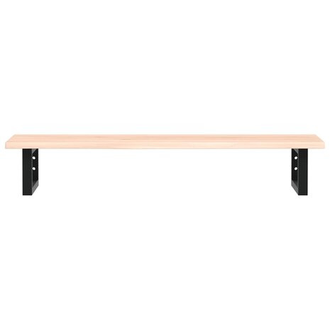 Badkamer wandschap staal en massief eikenhout 4
