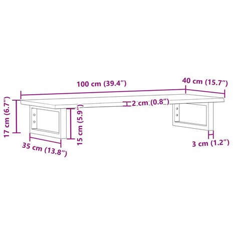 Badkamer wandschap staal en massief eikenhout 11