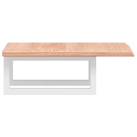 Badkamer wandschap staal en massief eikenhout 5