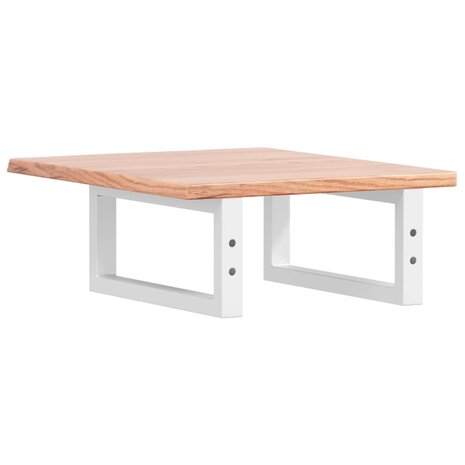 Badkamer wandschap staal en massief eikenhout 6