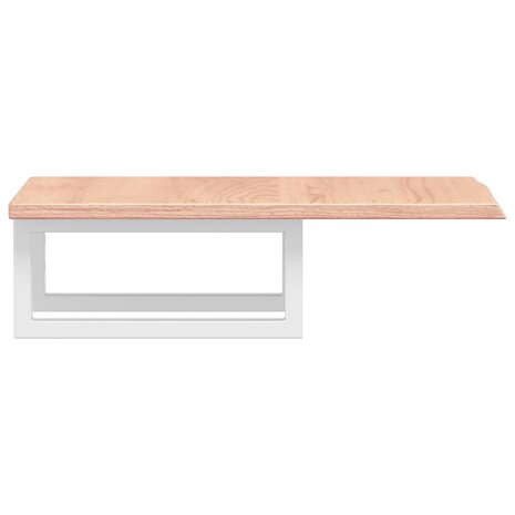 Badkamer wandschap staal en massief eikenhout 5