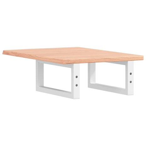Badkamer wandschap staal en massief eikenhout 6