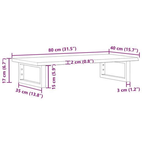 Badkamer wandschap staal en massief eikenhout 11