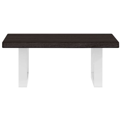 Badkamer wandschap staal en massief eikenhout 4