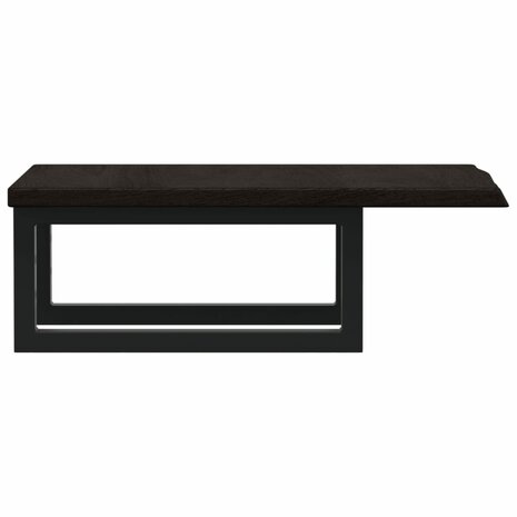 Badkamer wandschap staal en massief eikenhout 5