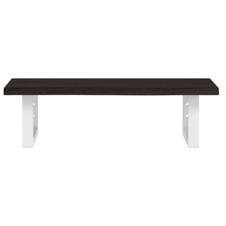 Badkamer wandschap staal en massief eikenhout 4