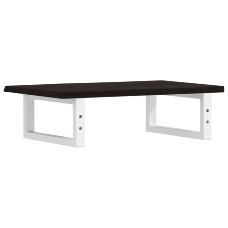 Badkamer wandschap staal en massief eikenhout 6