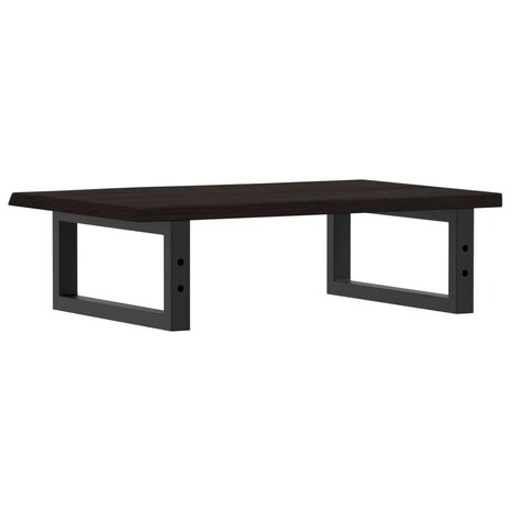 Badkamer wandschap staal en massief eikenhout 6