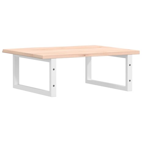 Badkamer wandschap staal en massief eikenhout 6