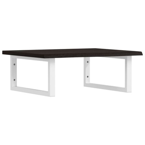 Badkamer wandschap staal en massief eikenhout 2