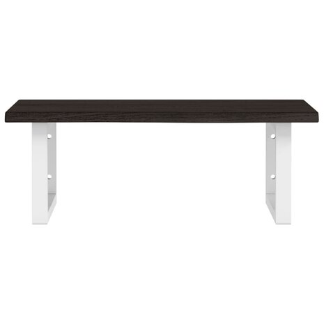 Badkamer wandschap staal en massief eikenhout 4