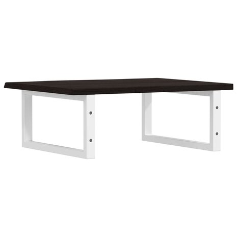 Badkamer wandschap staal en massief eikenhout 6