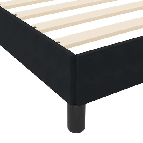 Boxspringbed met matras Zwart 100 x 210 cm Stof 8