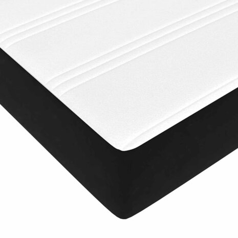 Boxspringbed met matras Zwart 100 x 210 cm Stof 9