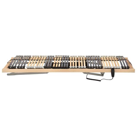 Lattenbodem Bruin 90 x 190 cm Massief beukenhout 3