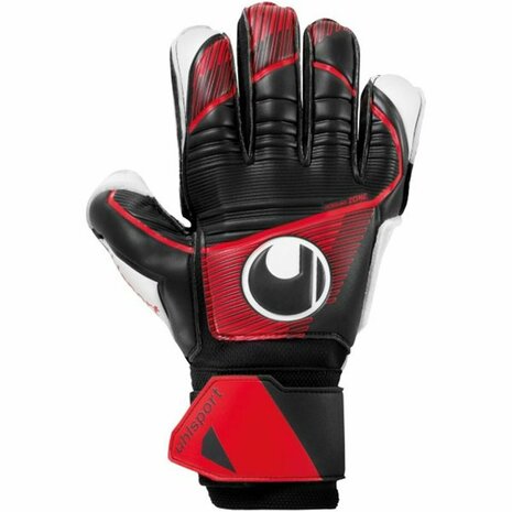 Keeperhandschoenen Uhlsport Powerline Soft Flex Zwart Volwassenen - Maat: 5 1