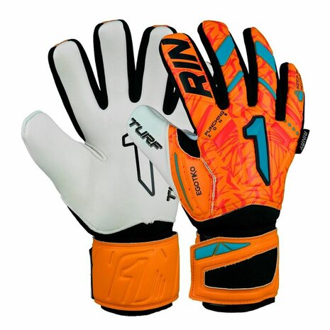 Keeperhandschoenen Rinat Egotiko Vengador Turf Oranje - Maat: 4 1