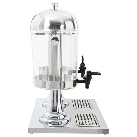 Dubbele sapdispenser roestvrij staal 2x8 L 3