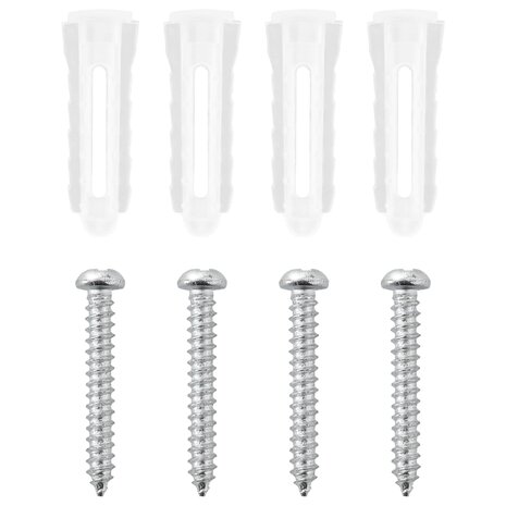 Douchesysteem set Chroom 70 cm Roestvrij staal 8