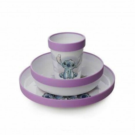 Kinderserviesset Disney Melamine 3 Onderdelen (2 Stuks) 3