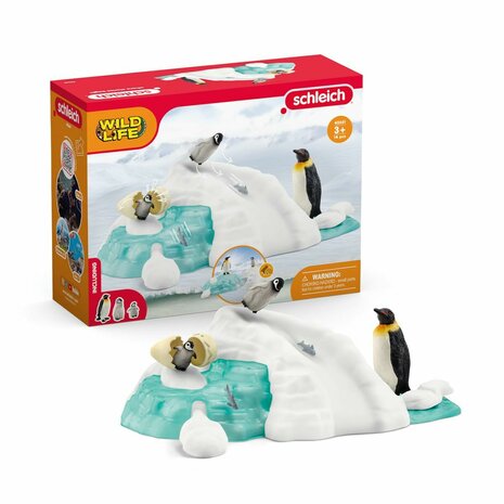 Playset Schleich Penguin Family on the Ice Floe 1
