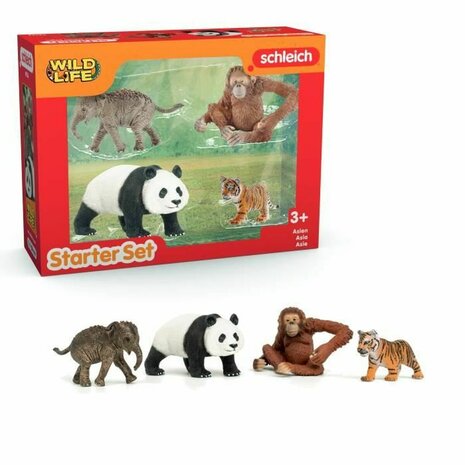 Playset Schleich My First Asian Animals 4 Onderdelen 1