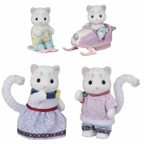 Playset Sylvanian Families Snow Leopard Family Multicolour 1