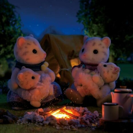 Playset Sylvanian Families Snow Leopard Family Multicolour 5