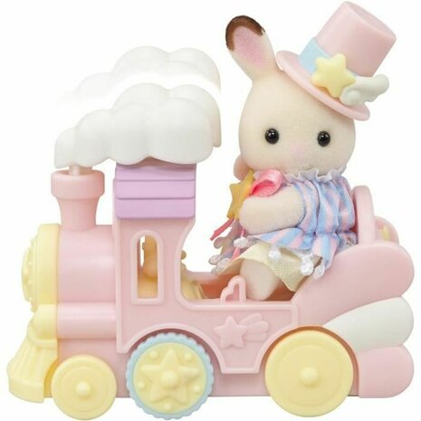 Playset Sylvanian Families Amusement Park Ride - Plane & Train Multicolour 4
