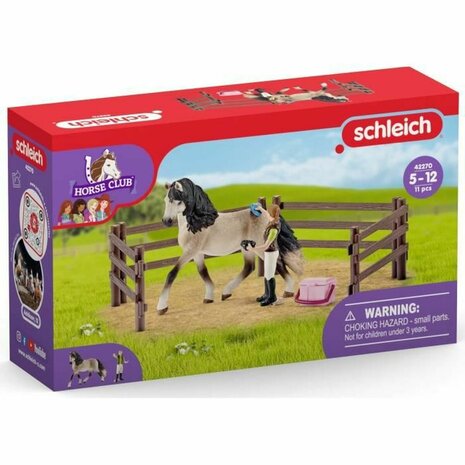 Playset Schleich Andalusian horses care kit 2