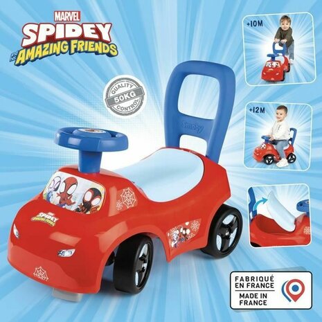 Driewieler Smoby Spidey 2 in 1 2