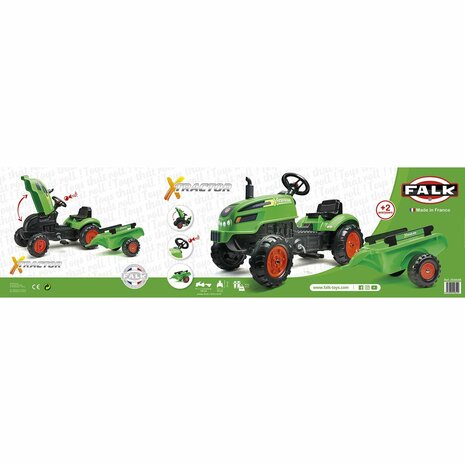 Traptractor Falk Xtractor 2048AB Groen 4