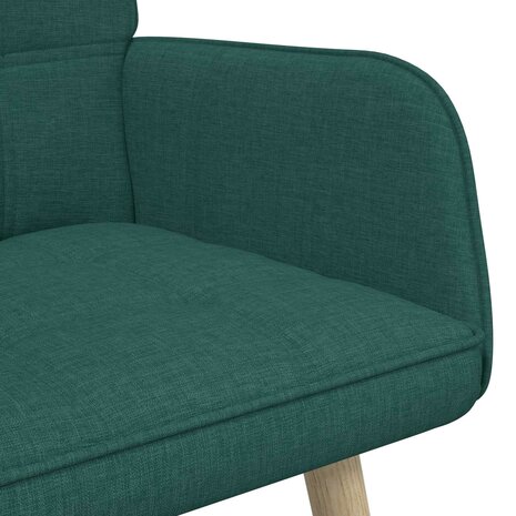 Twee Persoons Sofa Donkergroen 115 x 61 x 87 cm Stof 7