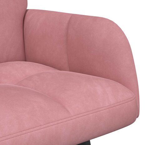 Twee Persoons Sofa Roze 115 x 61 x 87 cm Fluweel 7
