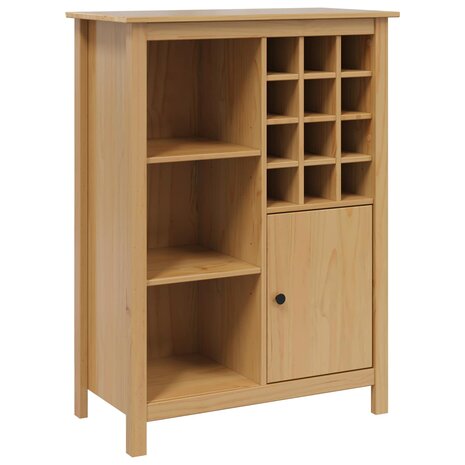 Wijnkast HILL Honingbruin 79.5 x 40 x 107.5 cm 2