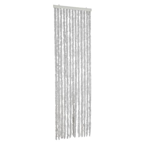 Vliegengordijn 56x185 cm chenille grijs 2